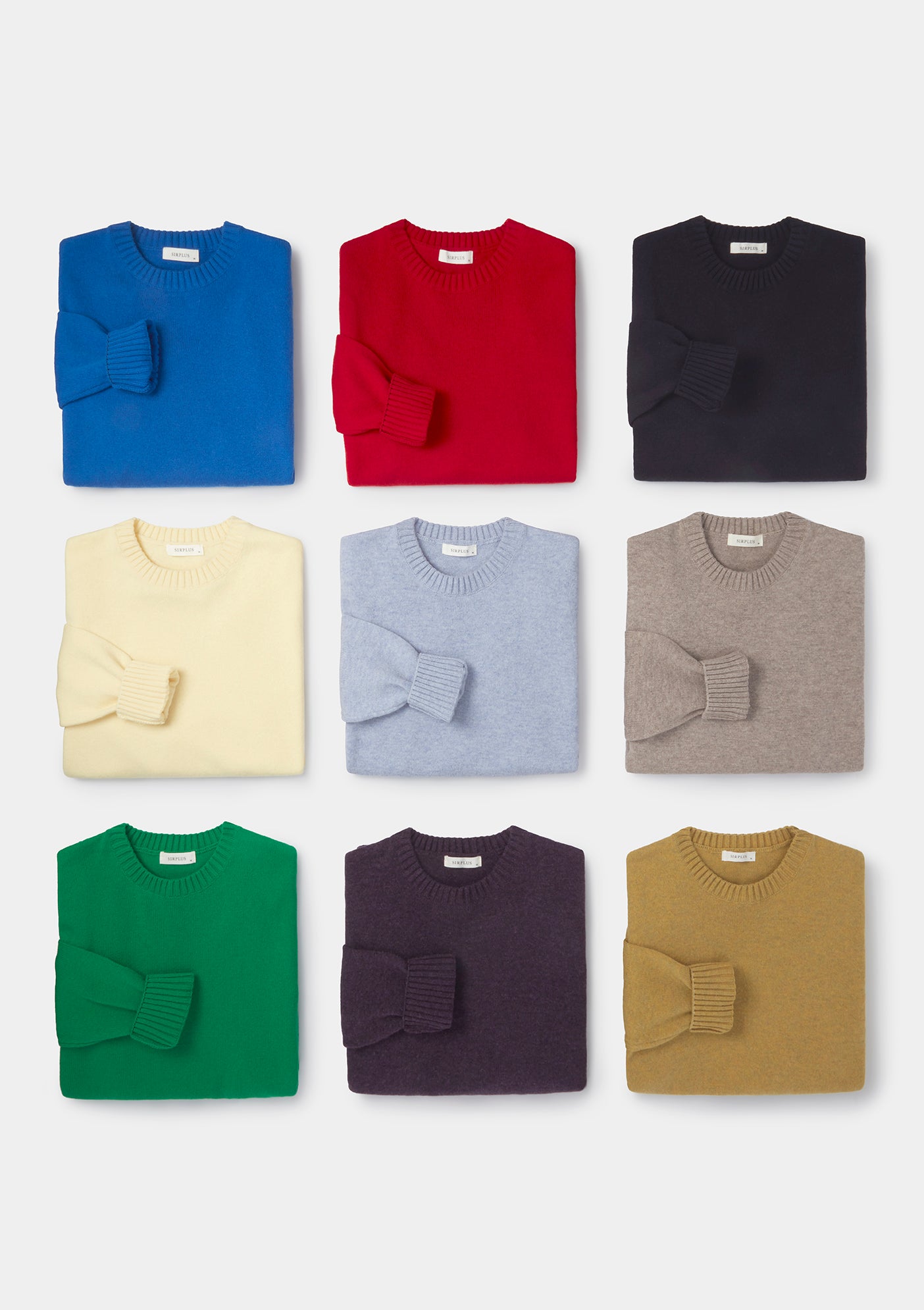 Vanilla Lambswool Crew Neck Jumper, Crew Neck Jumper - SIRPLUS
