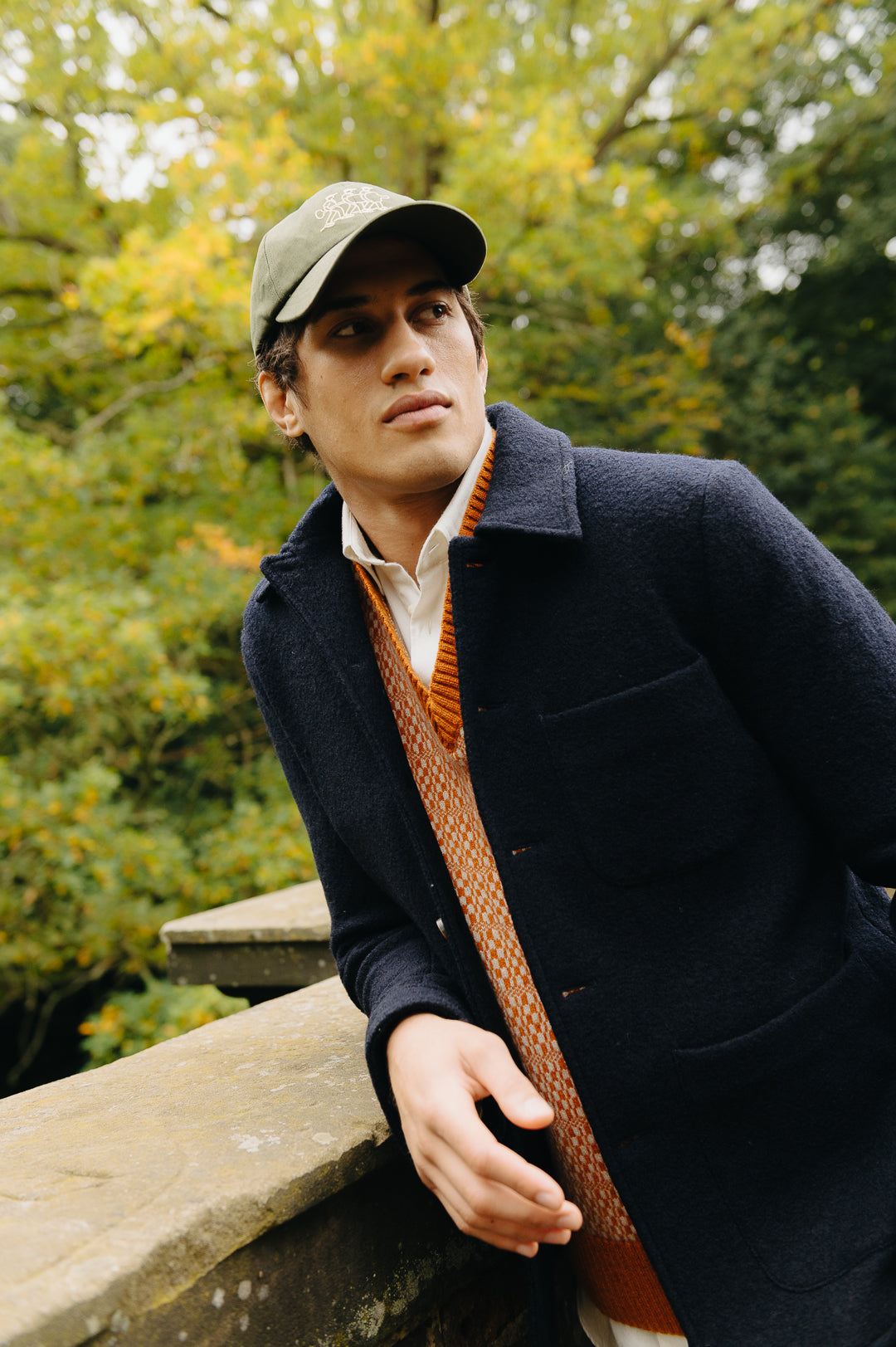 Navy Boucle Chore Jacket, Chore Jacket - SIRPLUS