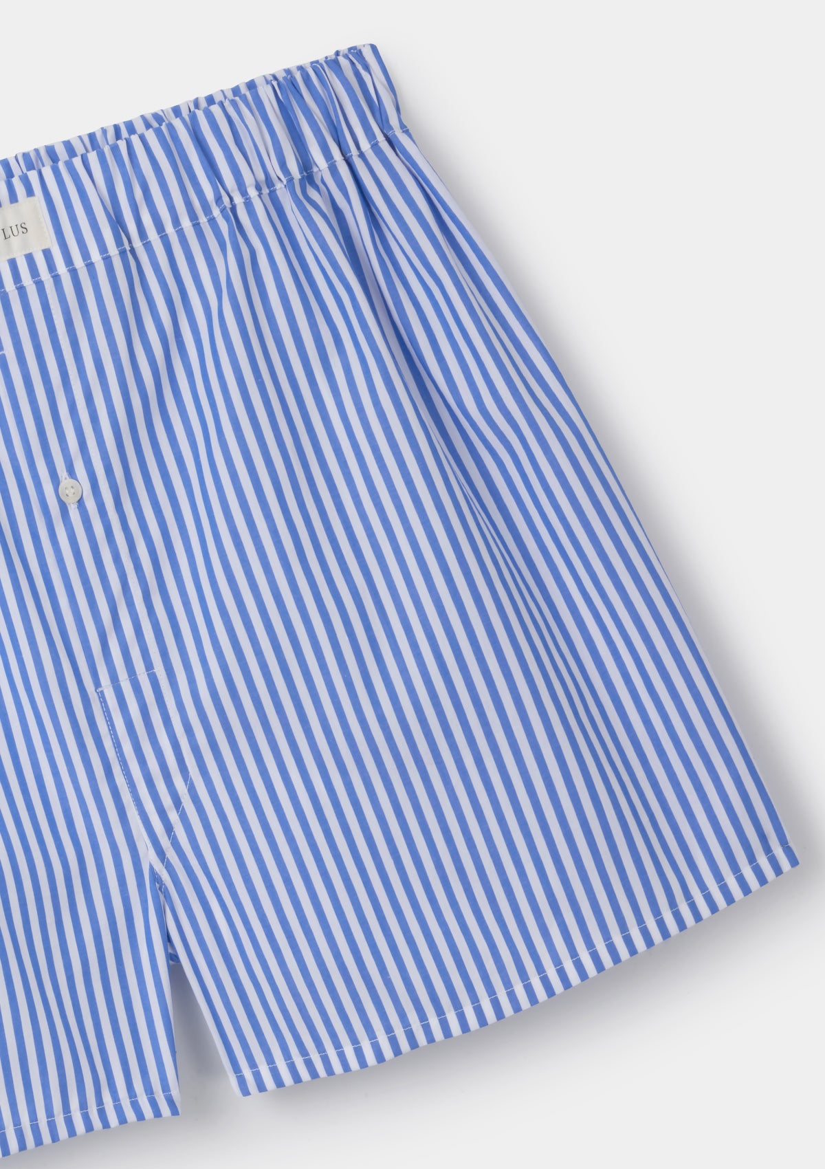Blue Bengal Stripe Cotton Boxer Shorts, Boxer Shorts - SIRPLUS