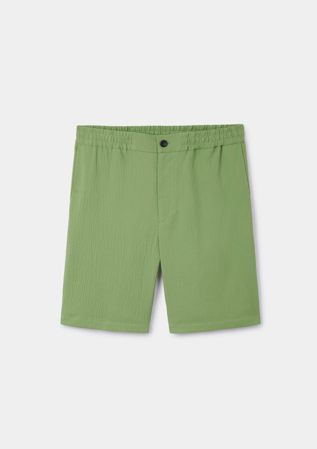 Apple Seersucker Drawstring Shorts, Shorts - SIRPLUS