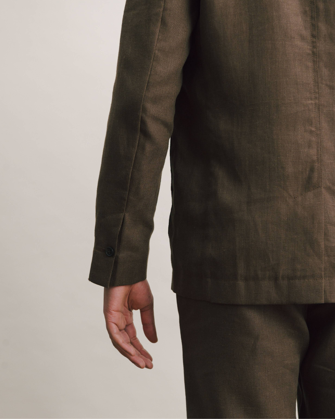 Hickory Brown Linen Blazer