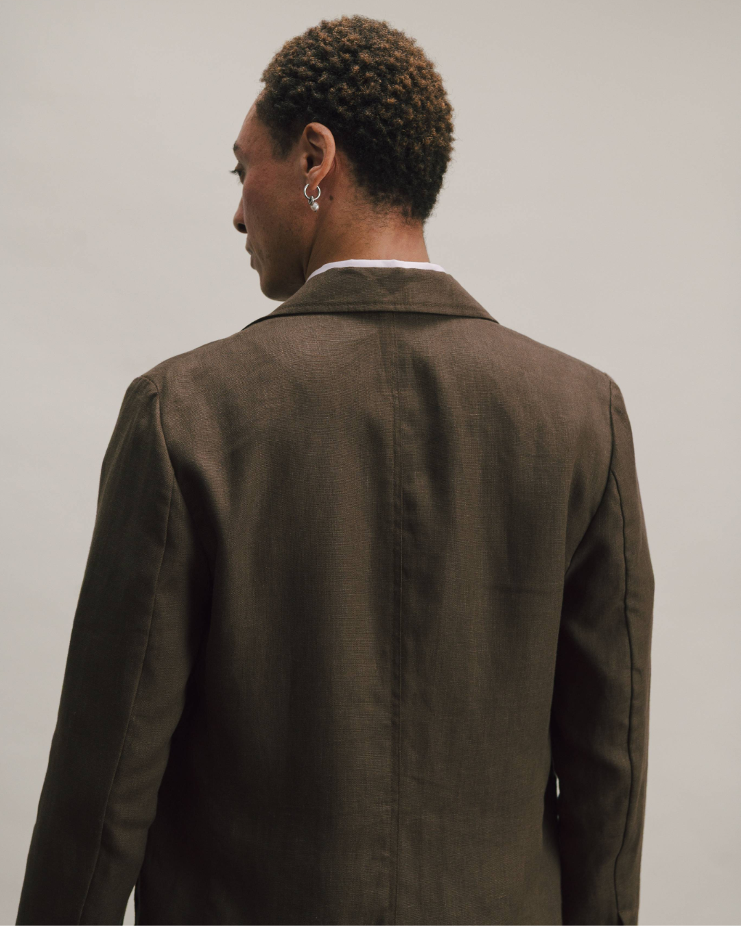 Hickory Brown Linen Blazer