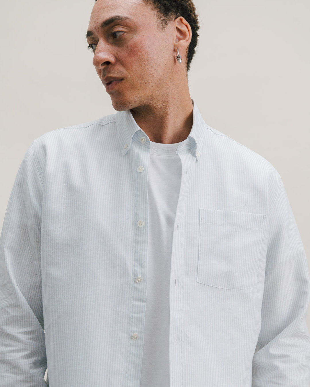 Air Blue Stripe Button-Down Shirt