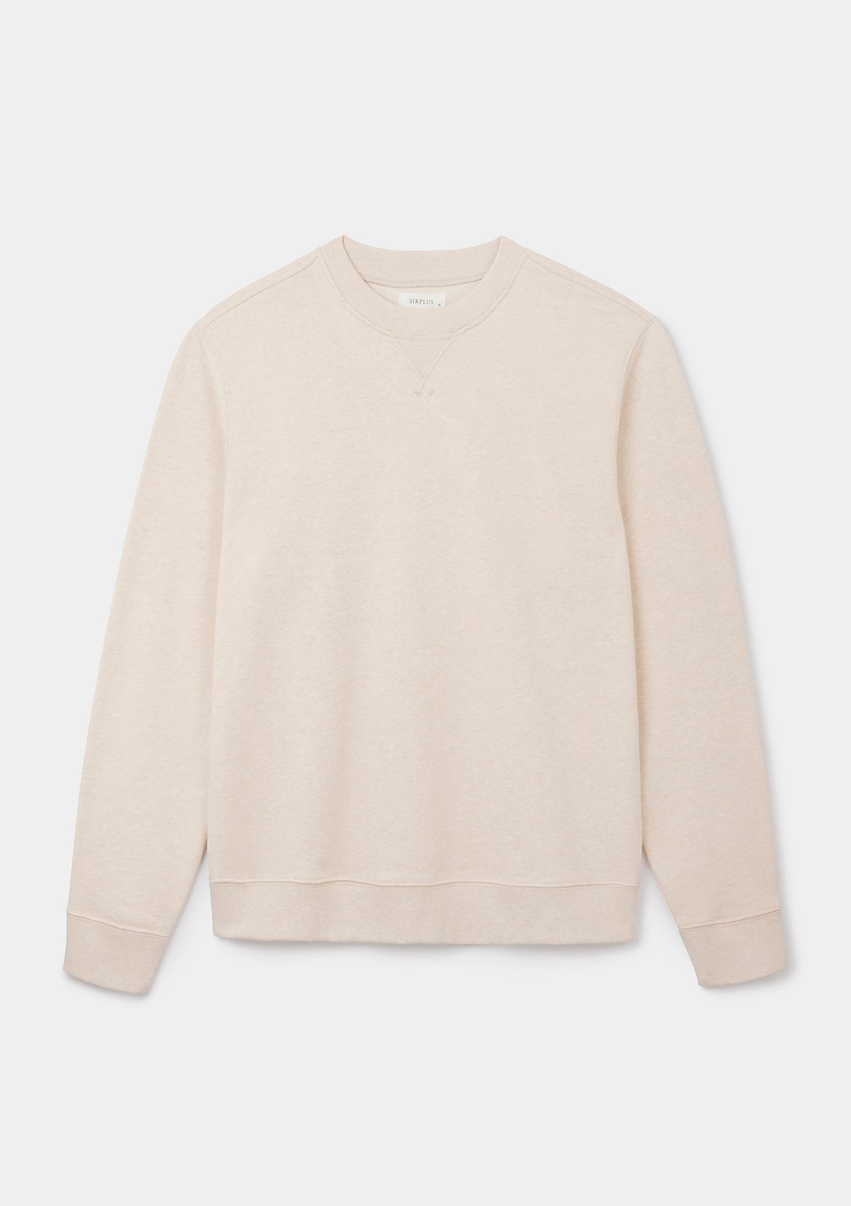 Ecru Organic Cotton Sweatshirt, Sweatshirt - SIRPLUS