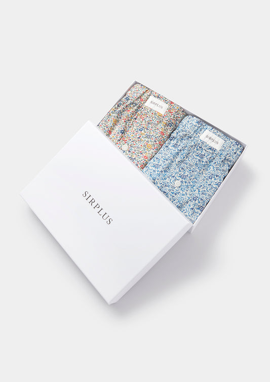 Floral Boxer Shorts Gift Box - Made with Liberty Fabrics, Gift Box - SIRPLUS