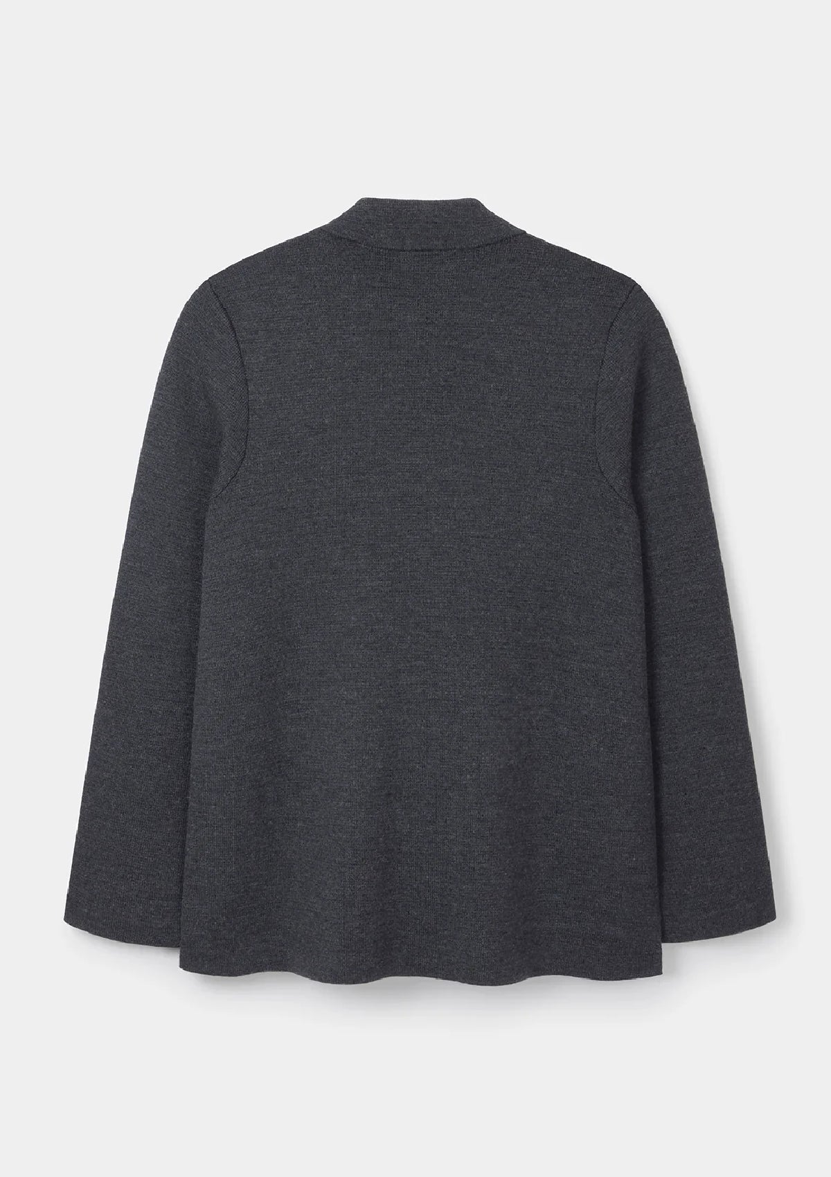 Graphite Merino Knit Blazer, Knit Blazer - SIRPLUS