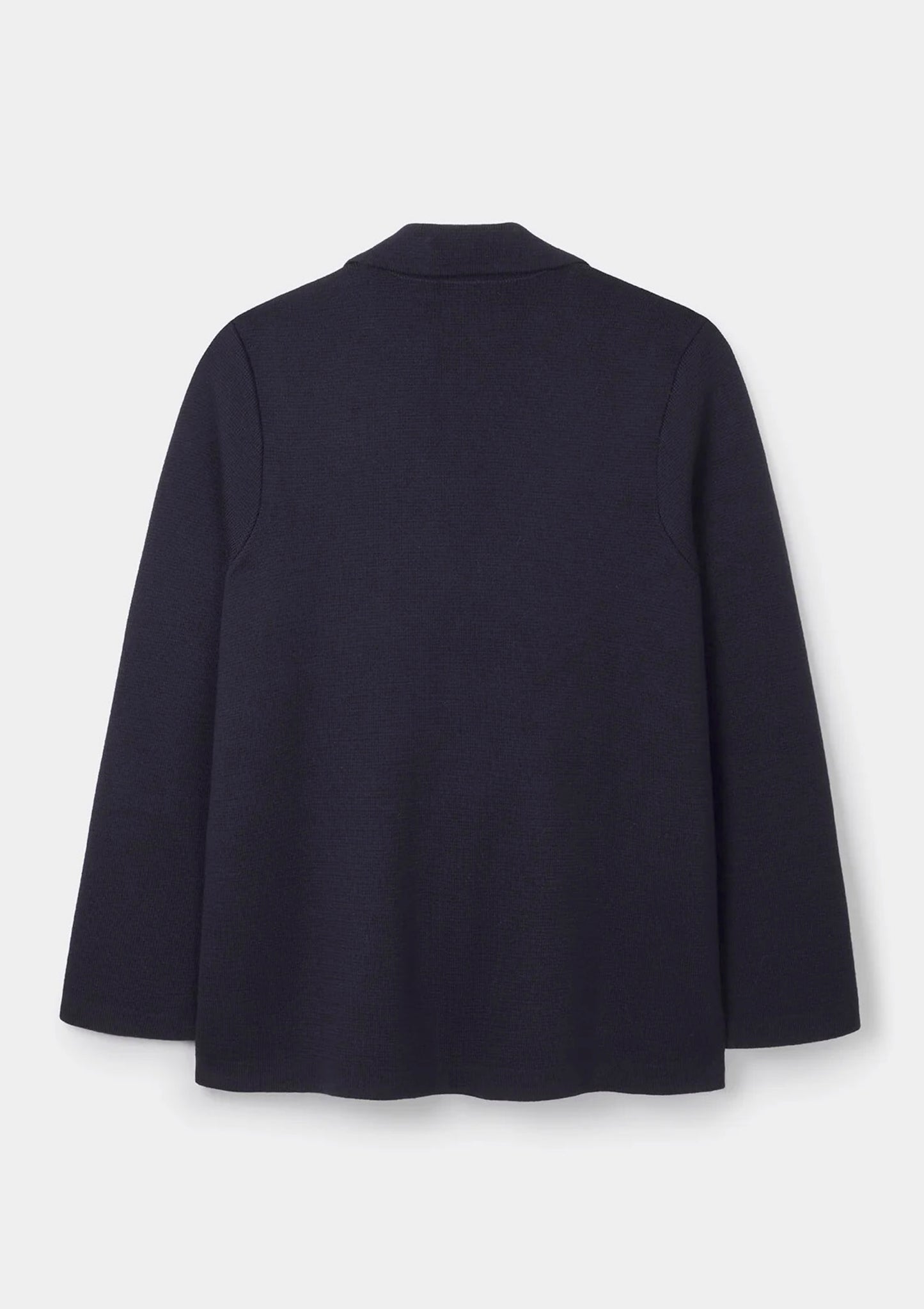 Navy Merino Knit Blazer, Knit Blazer - SIRPLUS