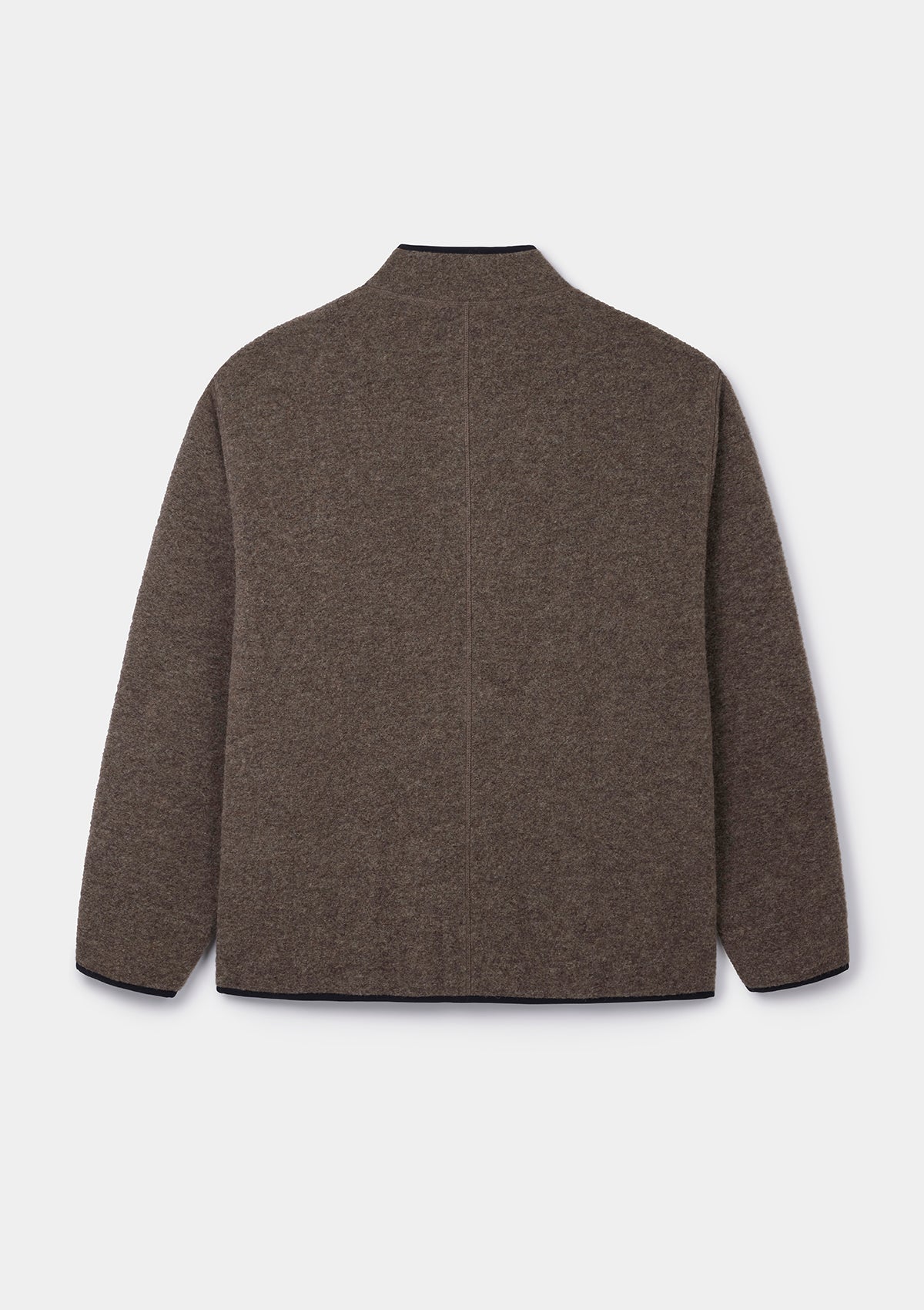 Mushroom Boiled Wool Jacket, Chore Jacket - SIRPLUS
