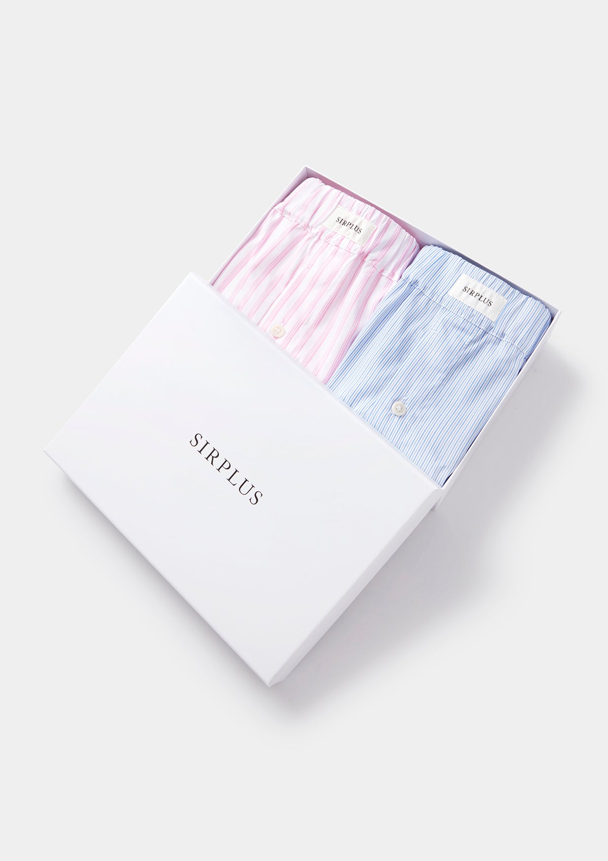 Pink & Blue Stripe Cotton Boxer Shorts Gift Box, Gift Box - SIRPLUS