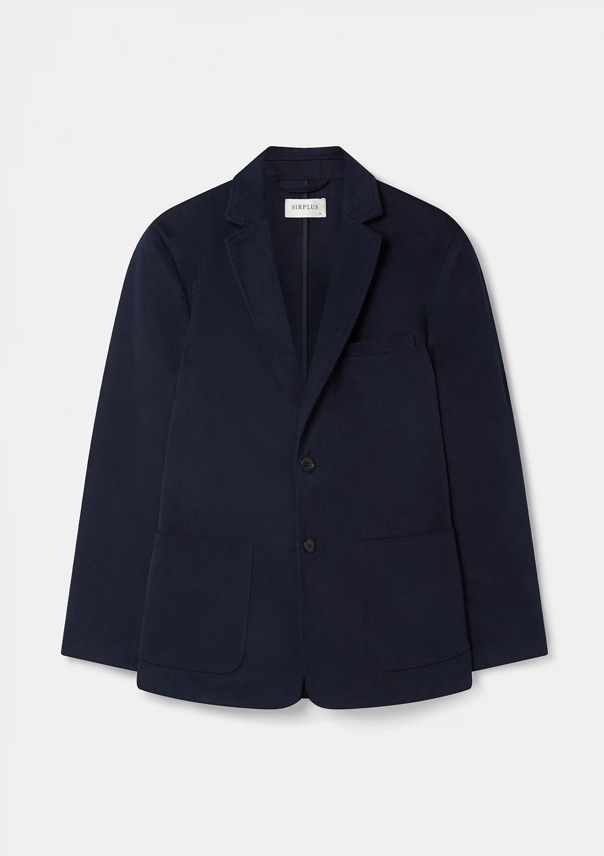 Navy Cotton Twill Suit, Suits - SIRPLUS