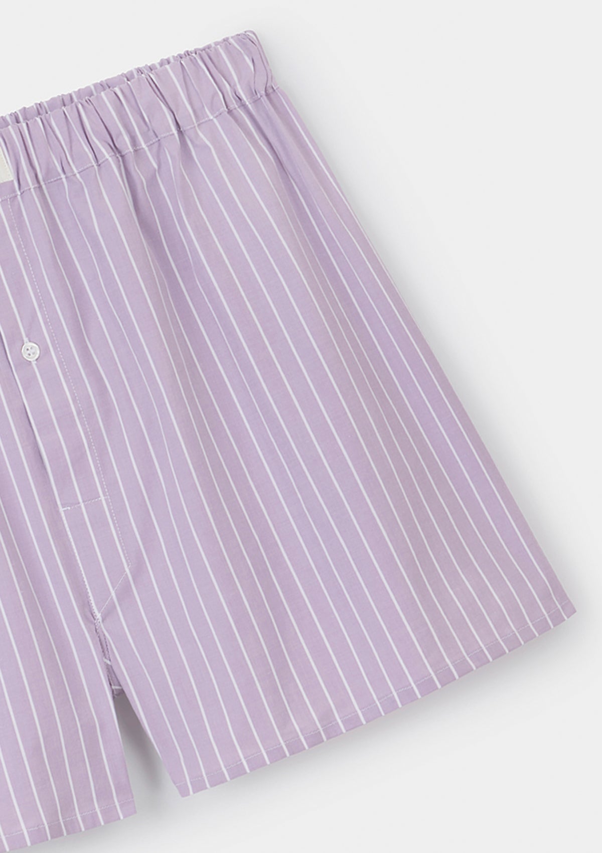 Lilac Stripe Cotton Boxer Shorts, Boxer Shorts - SIRPLUS