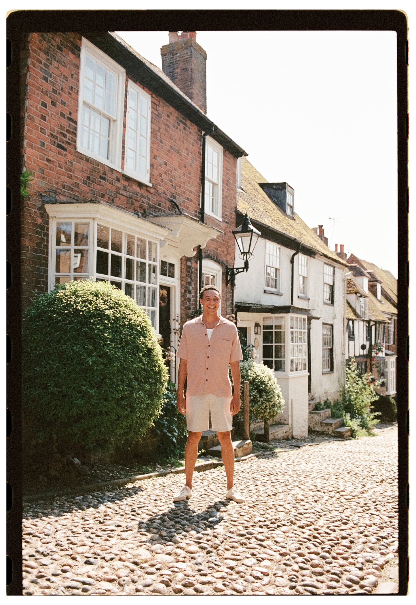 Ecru Cotton Linen Shorts, Shorts - SIRPLUS