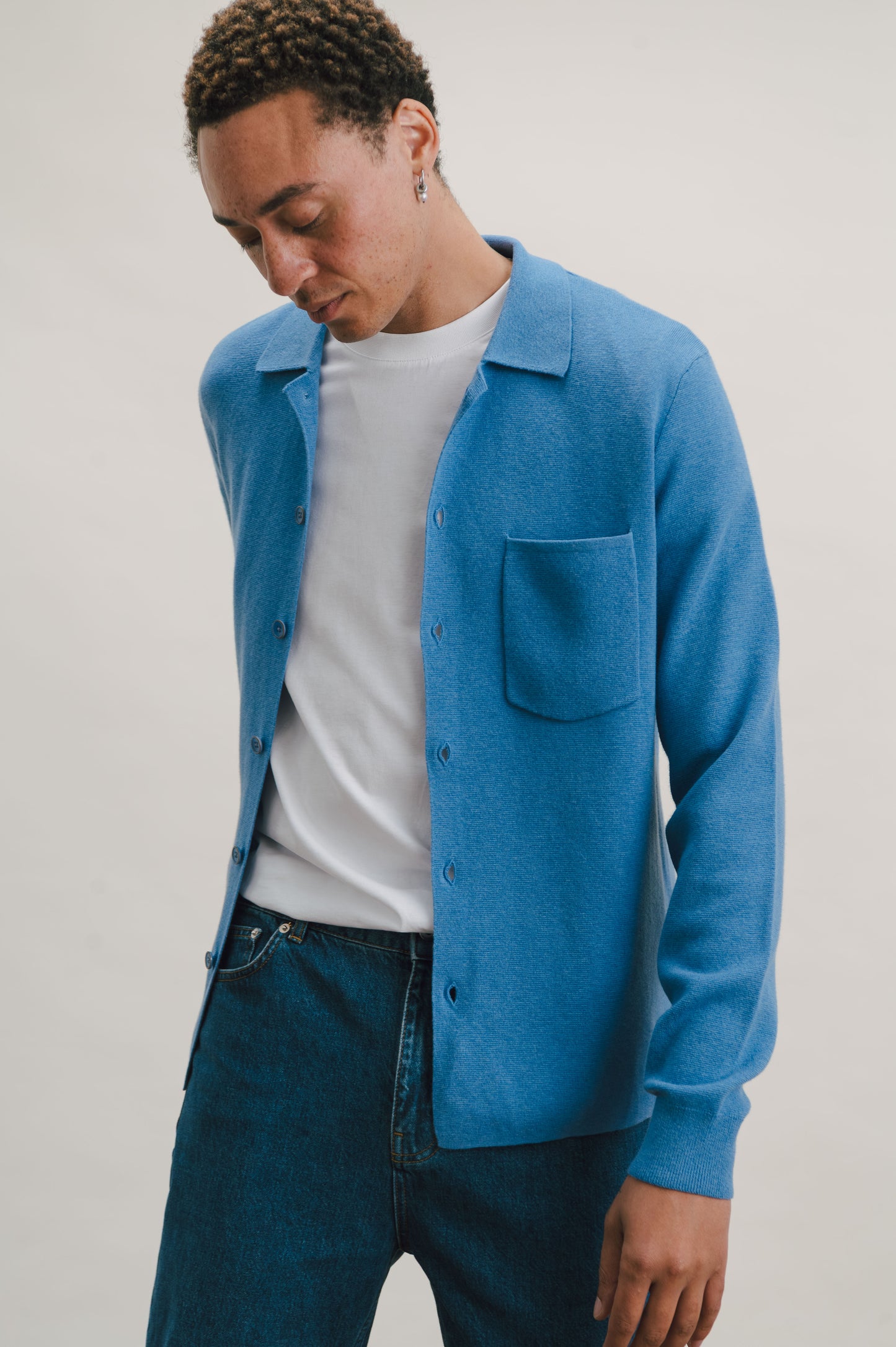 Zaffer Merino Knit Polo Shirt