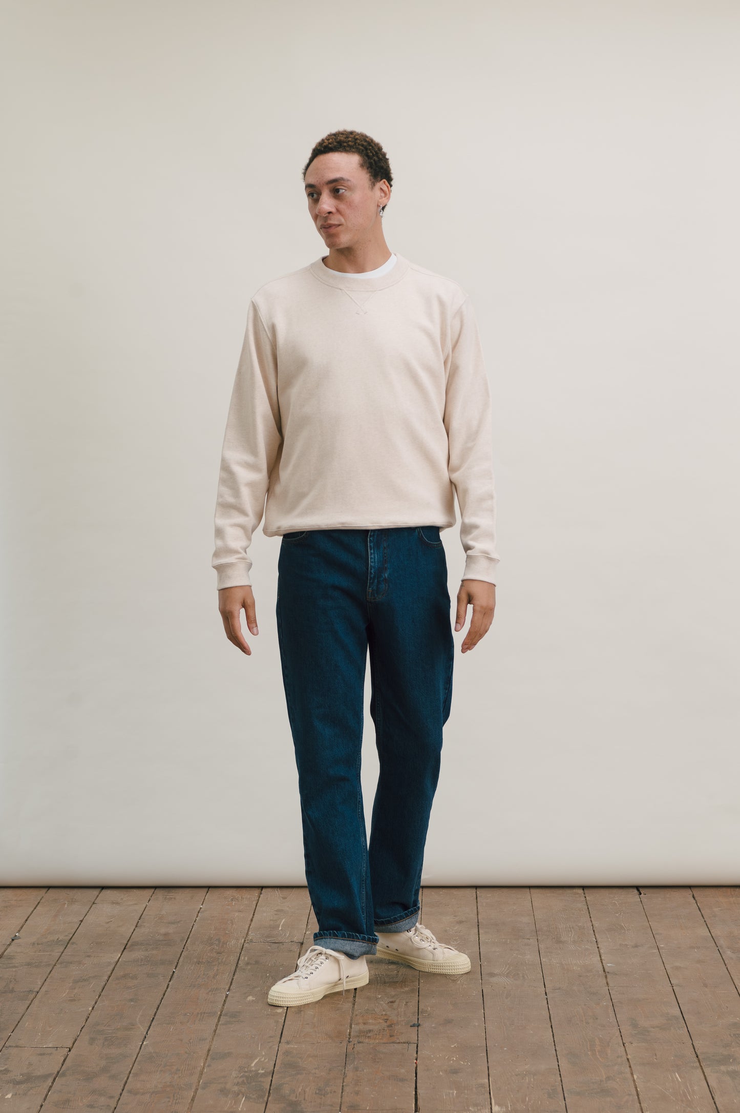 Ecru Organic Cotton Sweatshirt