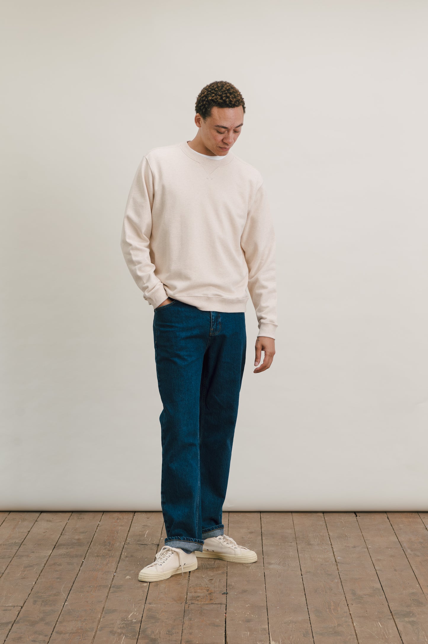 Ecru Organic Cotton Sweatshirt