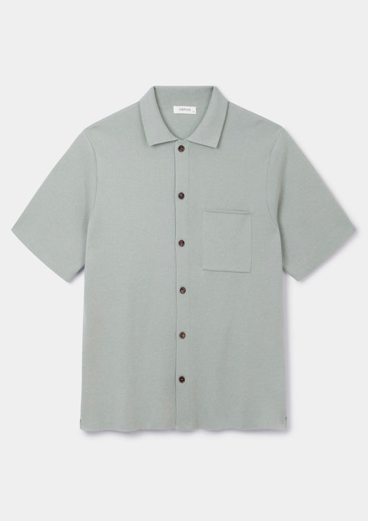 Seaglass Cotton Knit Polo, Polo Shirt - SIRPLUS