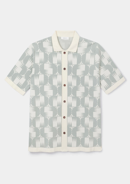 Seaglass Underground Tapestry Jacquard Polo, Polo Shirt - SIRPLUS