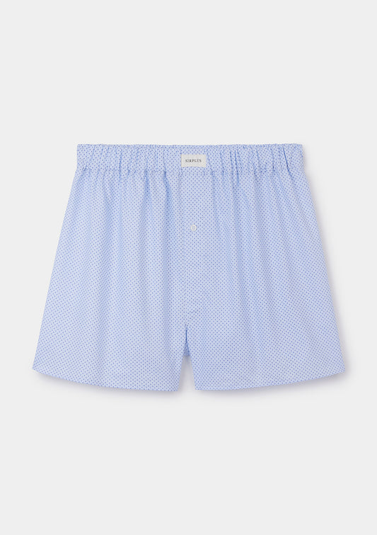 Blue Dot Cotton Boxer Shorts, Boxer Shorts - SIRPLUS